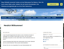 Tablet Screenshot of kreuzkirche-kiel.de